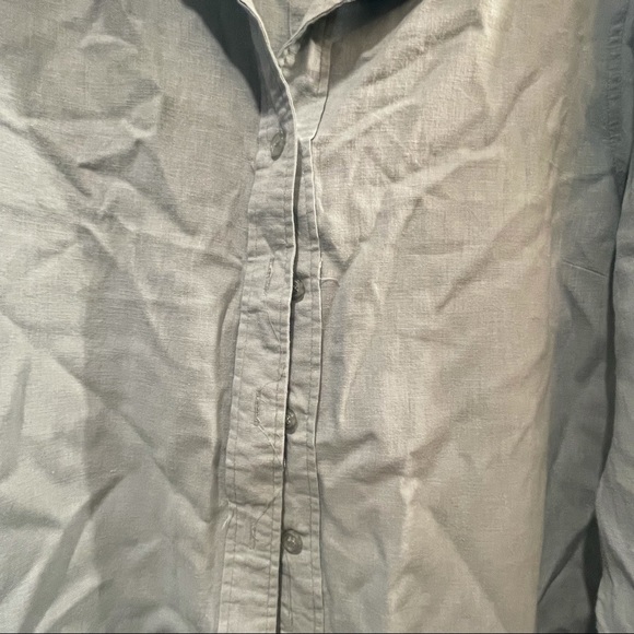 Light Blue XL Saint Tropez West Button Up Blouse - Picture 3 of 4